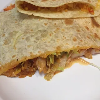 Diablo Shrimp Quesadilla