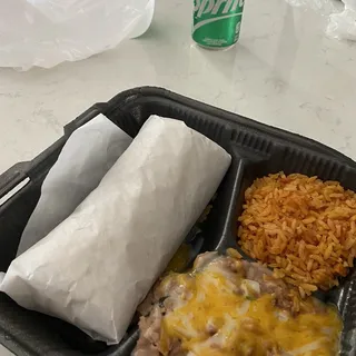 Kids Bean and Cheese Burrito