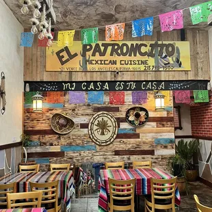 Seating Area.  Lunch Time.