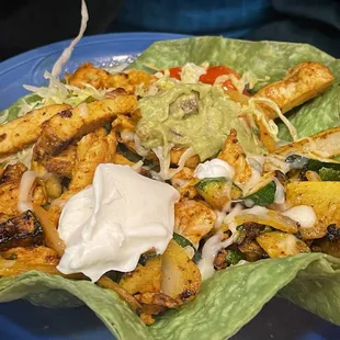 Shredded Beef Taco Salads