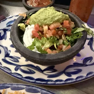Side salad for fajitas