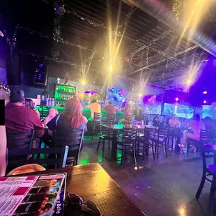 people sitting at tables