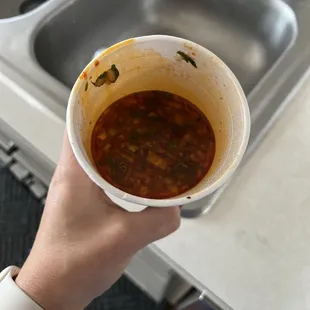 Broth for the birria