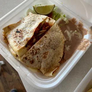 Chorizo quesadilla