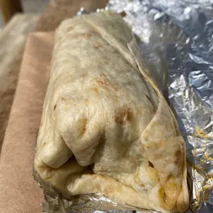 Carne asada burrito