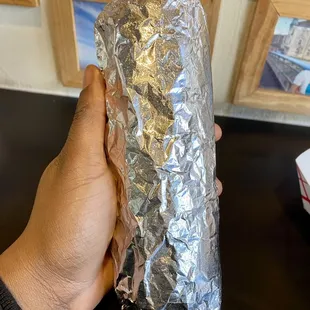 Nice sized burritos