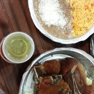 Pork chop platter