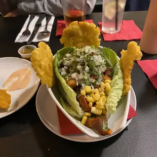 Chicharrones ceviche