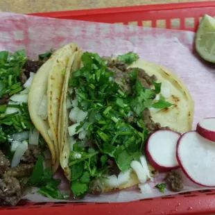 Beef steak tacos