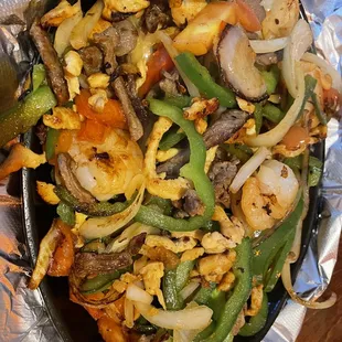 Fajitas tejanas