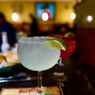 Regular Margarita Behind: pomegranate Margarita