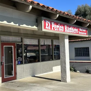 Front of restaurant