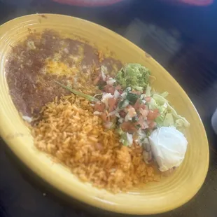 Bean and Rice Burrito