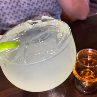 Margarita with tequila