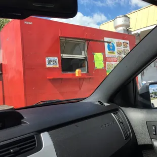 Front of the taco stand! Can&apos;t wait to try this place out