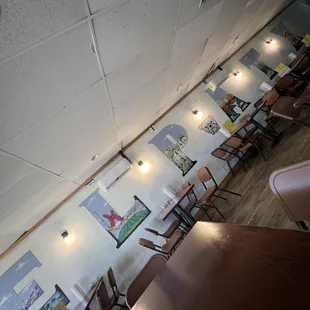 THE MURAL on the inside.