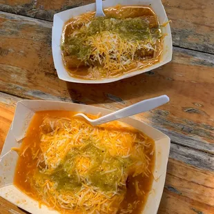 Single is 3 and double is six. Get the double! Delicious!