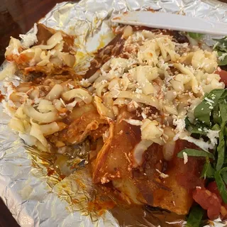 Red Cheese Enchiladas