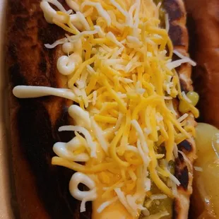 Added Guac, cheese &amp; shredded cheese