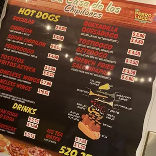 Out of the quesadilla quesodogo tonight