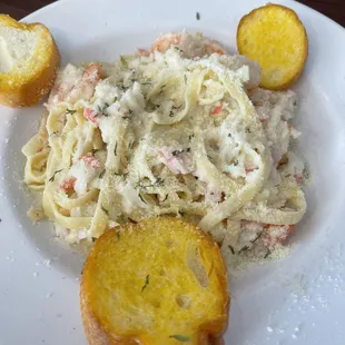 Shrimp fettuccine