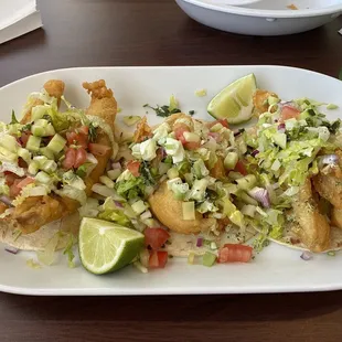 Baja fish tacos!  Amazing!  Tacos Capeados de Pescado