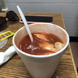 Vuelve a la vida. It's a to go order and EXTREMELY SMALL for what I paid.