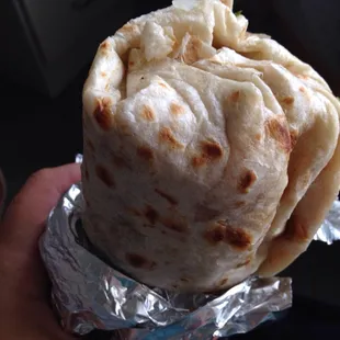 Carne asada super burrito