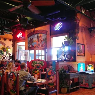people sitting at tables