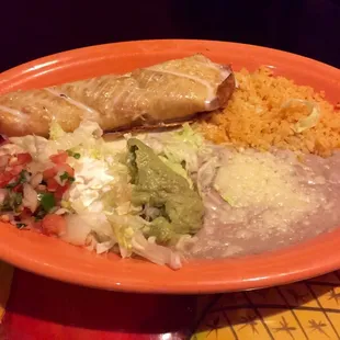 Chicken chimichanga