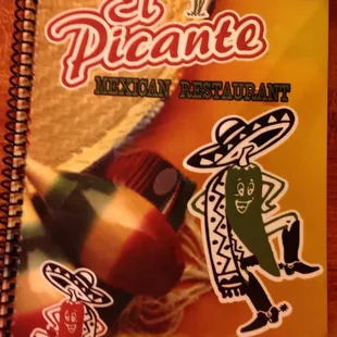 a menu for a mexican restaurant