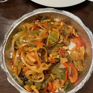 What they call chicken fajitas.