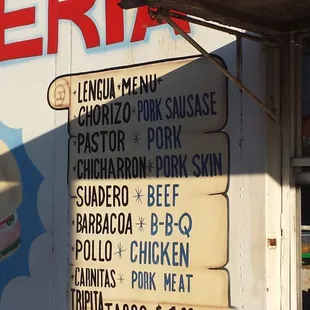 Menu.