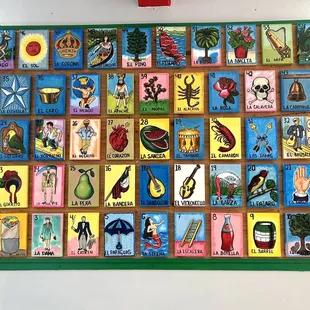 Lotería decor.