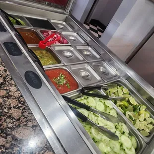 Gotta love the salsa bar