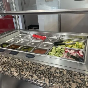 salads, interior