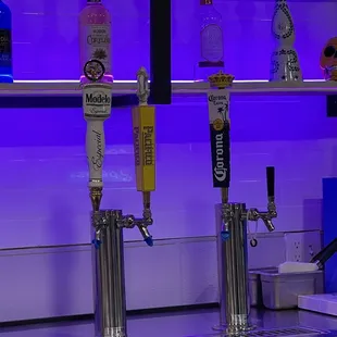 They have Modelo, Pacifico and Corona draft beer