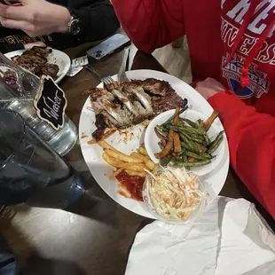 Ribs, Burger and Brisket Sandwhich