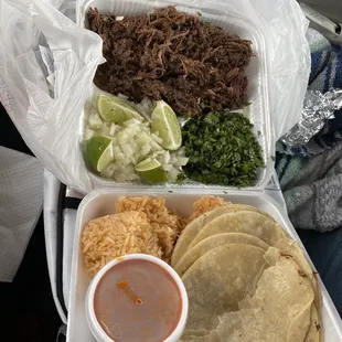 Barbacoa Meal for 2