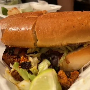 Spicy pork torta 3.5/5 needs salt but fresh ingredients and amazing bread!
