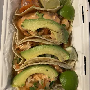 Shrimp tacos