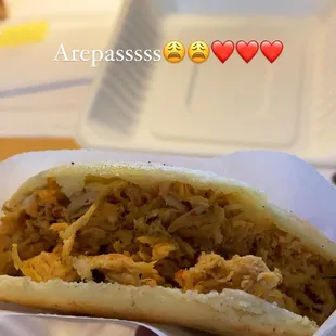 Chicken Arepa