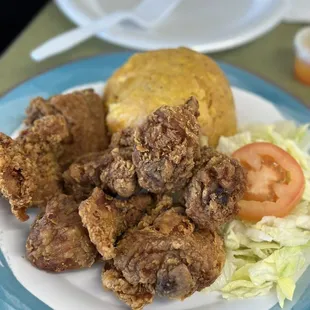 Mofongo Fried Chicken Mofongo / Chicharron de Pollo