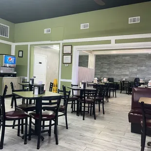 The newly renovated interior!