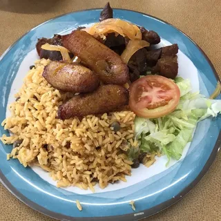 Fried Pork Chunks Plate / Carne Frita