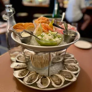 Seafood tower