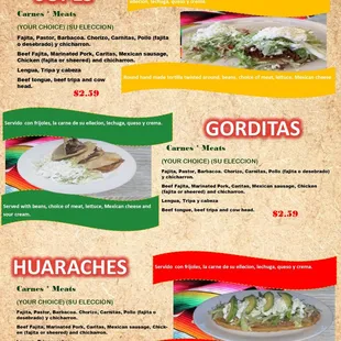 ramen and noodles, menu