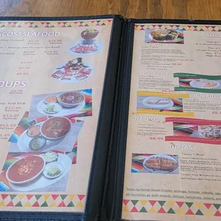 Inside of menu