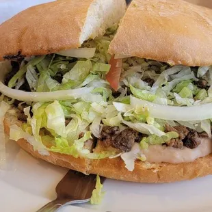 Carne Asada torta
