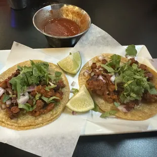 Pastor street tacos